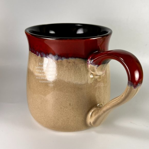 Boston Warehouse Ceramic Drip Glazed Coffee Mug Cup Oversized 28 oz - Picture 12 of 13